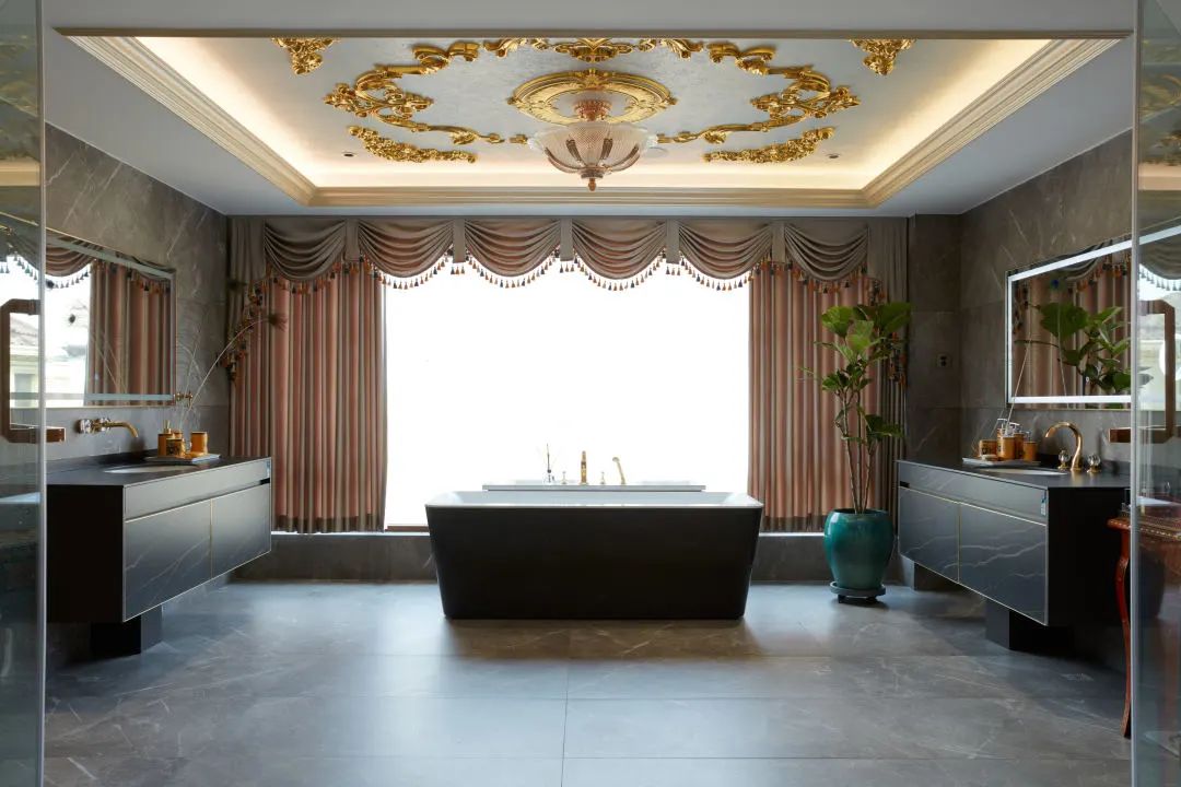 法式优雅 · 1100㎡独栋别墅的奢华改造之旅丨尚层装饰-81