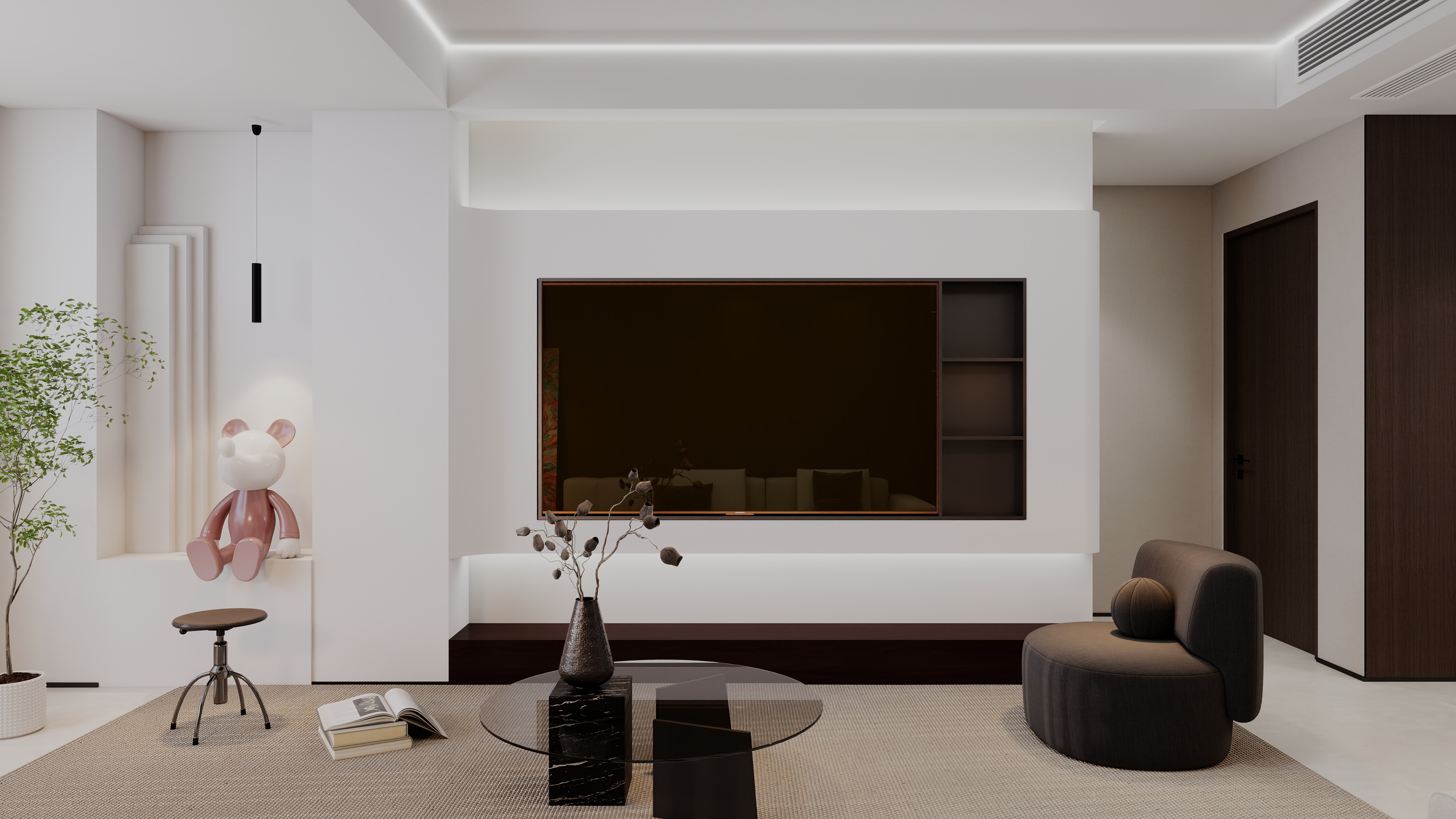 焦作合兴鑫悦府145平意式极简四房改三房-6