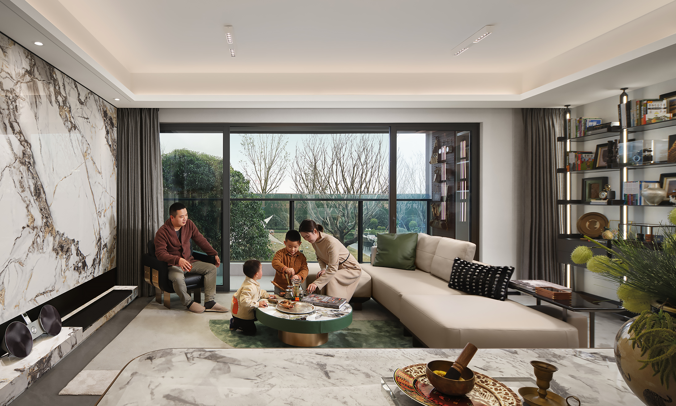 重庆万科璞园样板房丨中国重庆丨深圳 GNU 金秋设计-14