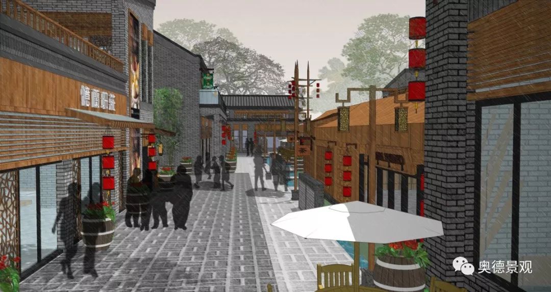 西安沣滨水镇 | 古韵新中式,生态康养的文旅小镇-45
