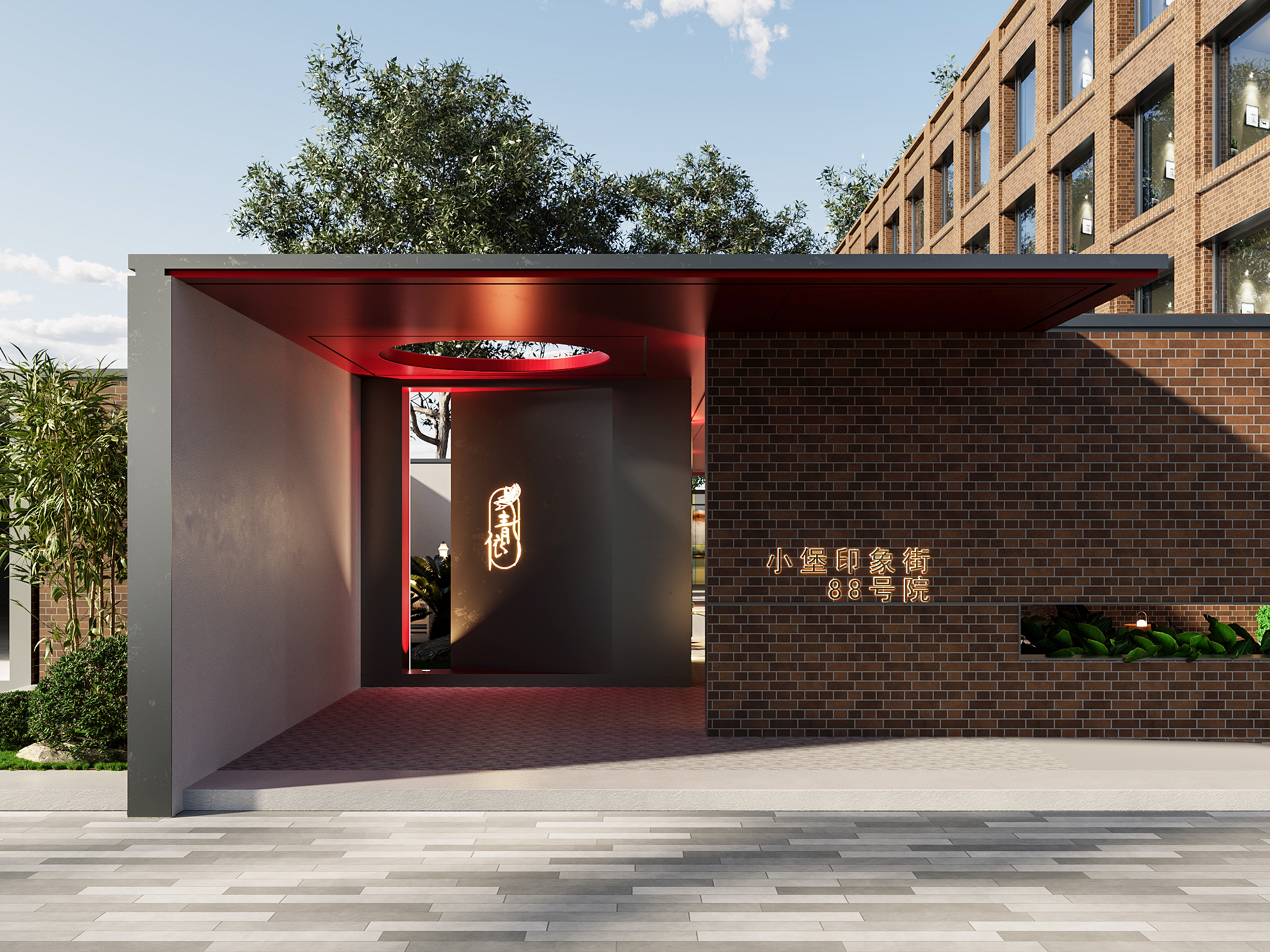 酒店设计方案效果图-2