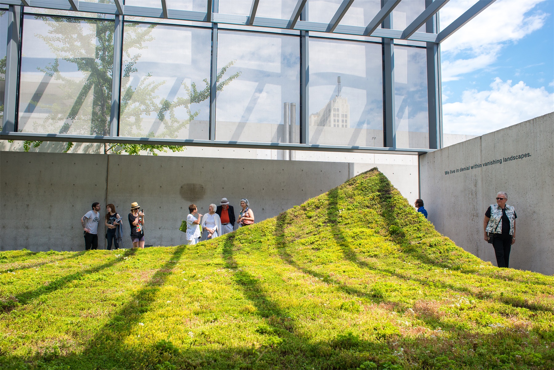 绿色地毯艺术装置丨美国丨nomad studio-17