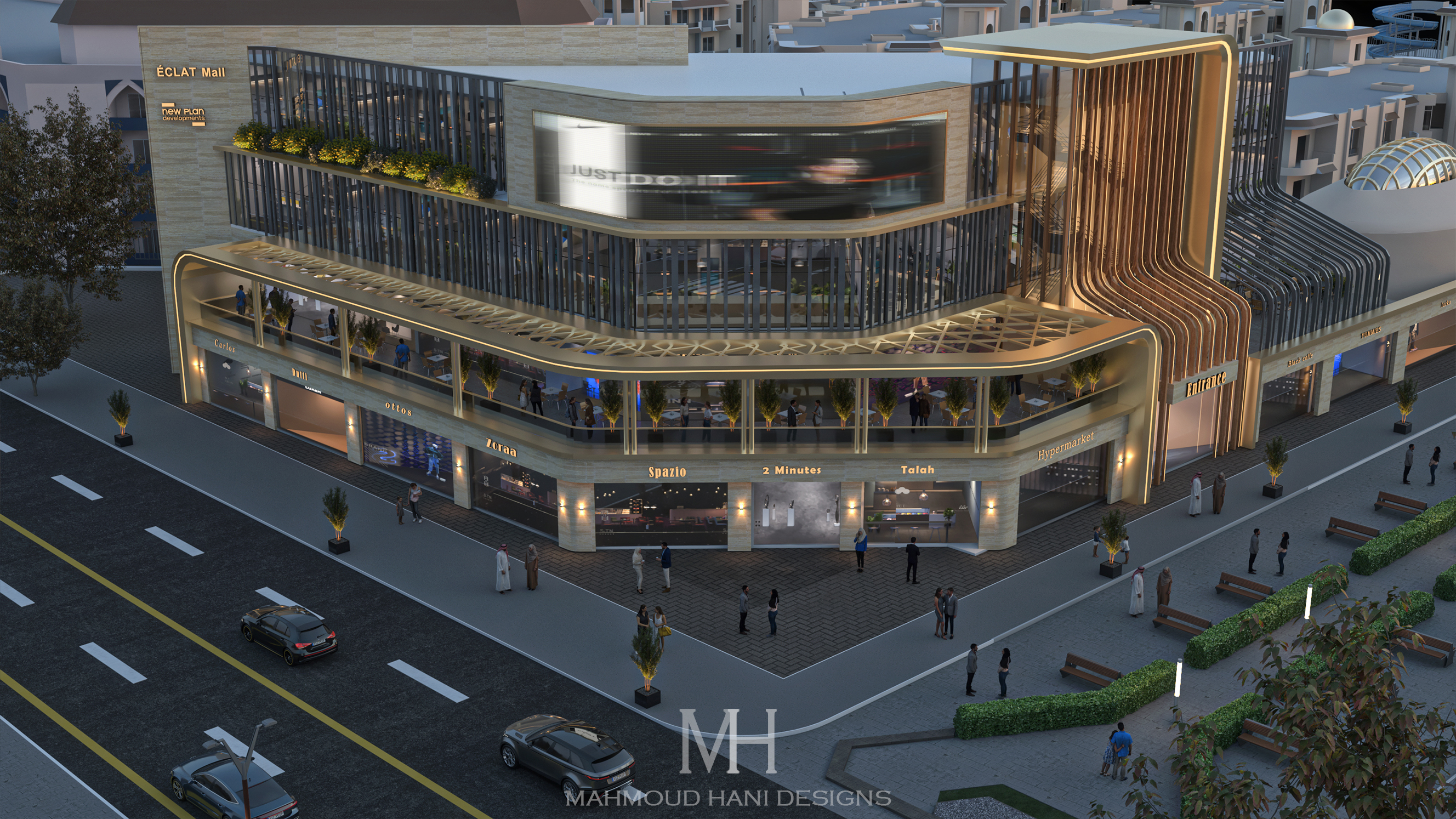 Mall Facade Design - Portsaid-4