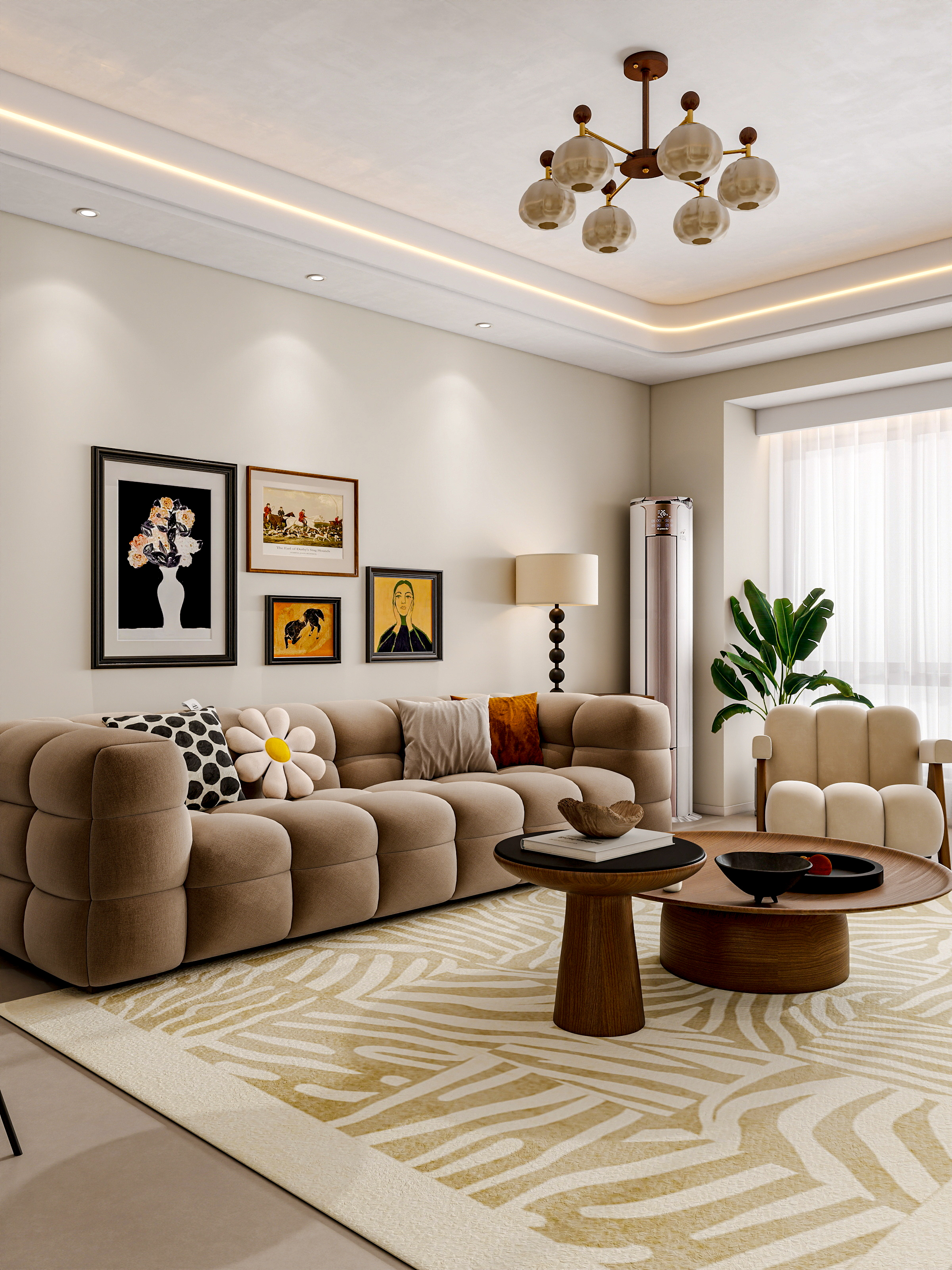 四川成都沙河壹号（85平方中古奶油三居室）-7