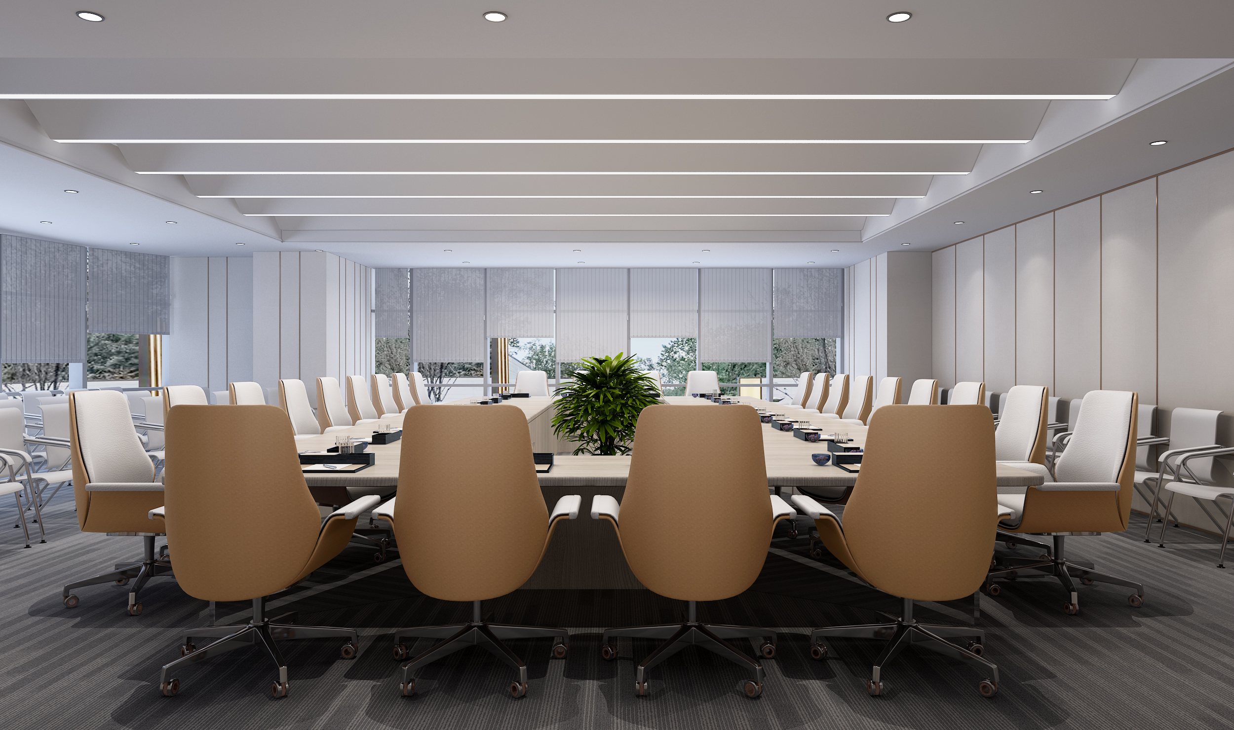 清新素雅的办公场所设计-13