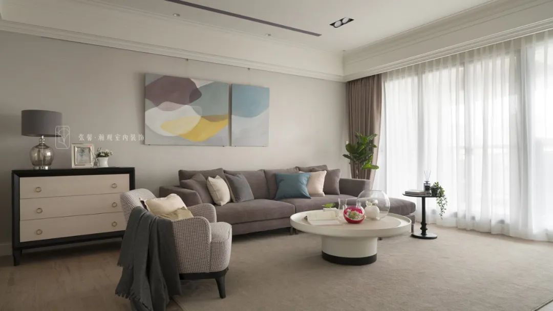 【空间故事】143㎡，样品屋，建构高级美式寓所-11