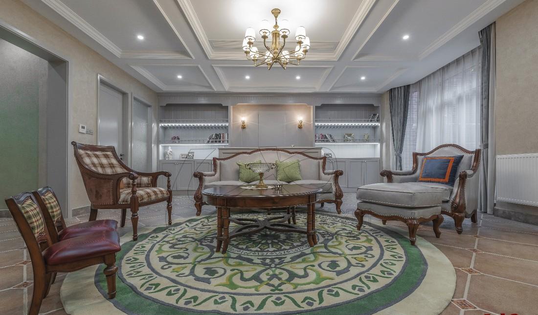 美式风格别墅设计,展现低调奢华与浪漫-10