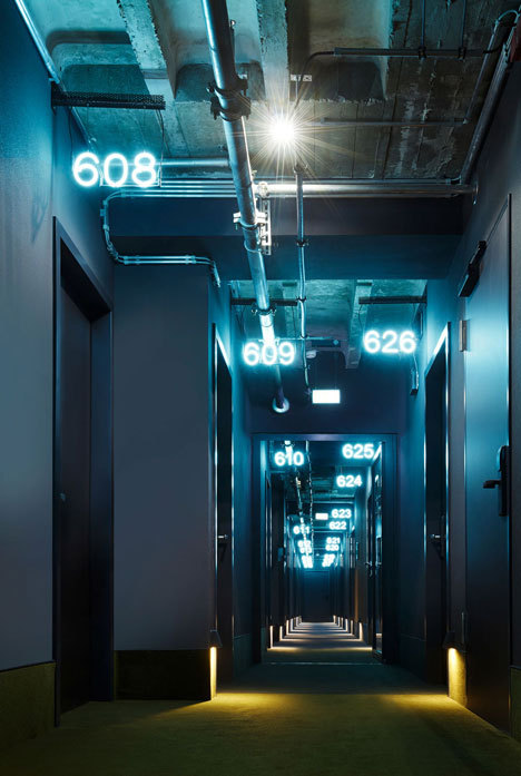 Plants create "urban jungle" at Berlin hotel by Studio Aisslinger-16