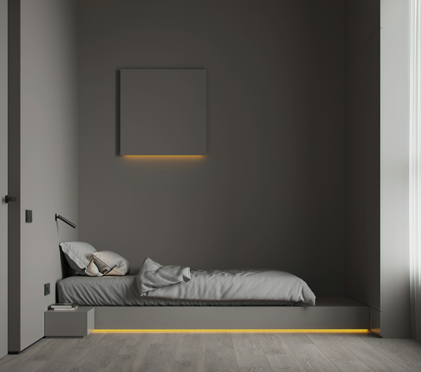 81平 现代简约小空间设计-14