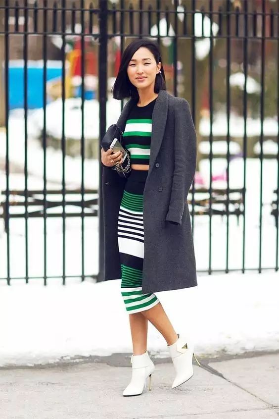 2017 流行色草木绿，这样穿让你远离路人-57