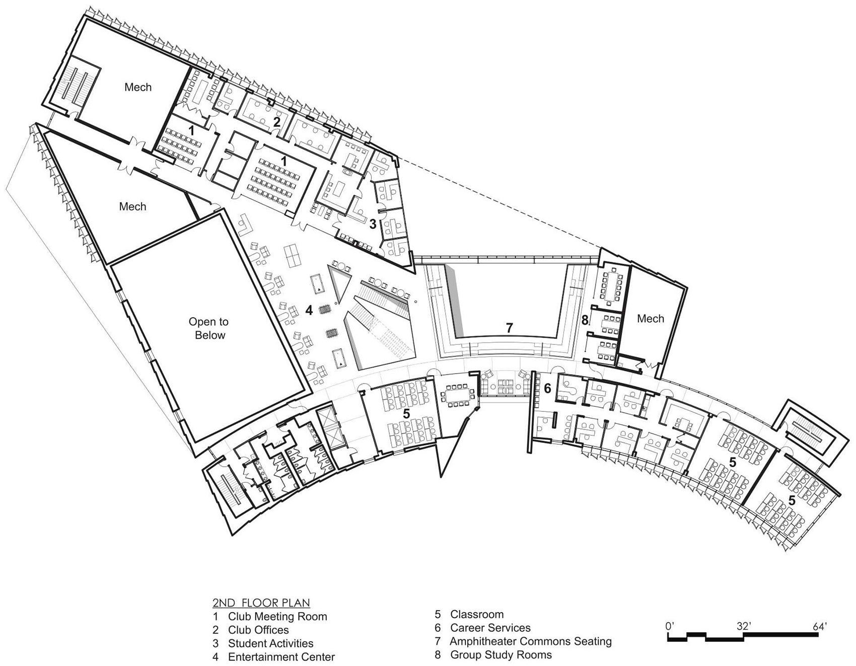 L· Gale Lemerand 学生中心丨美国丨ikon.5 architects-46