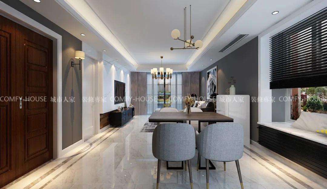 现代简约,优雅舒适的空间设计-9