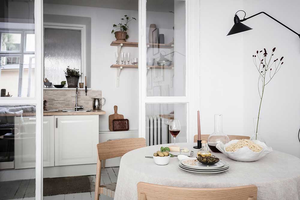 瑞典 38 平方小白公寓，loft 风格设计亮点评析-16