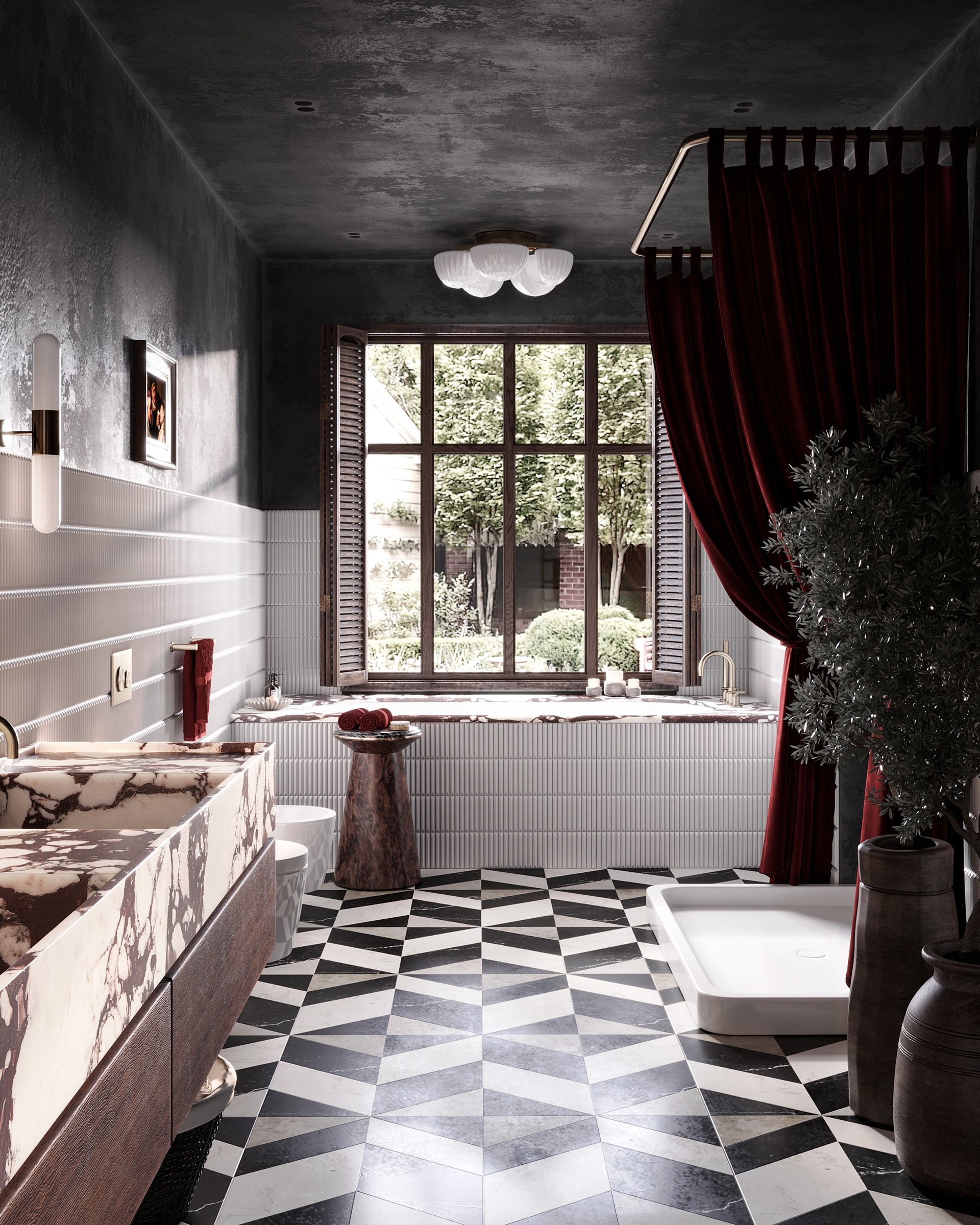 Julia Artukh“深色别墅”概念设计项目-15