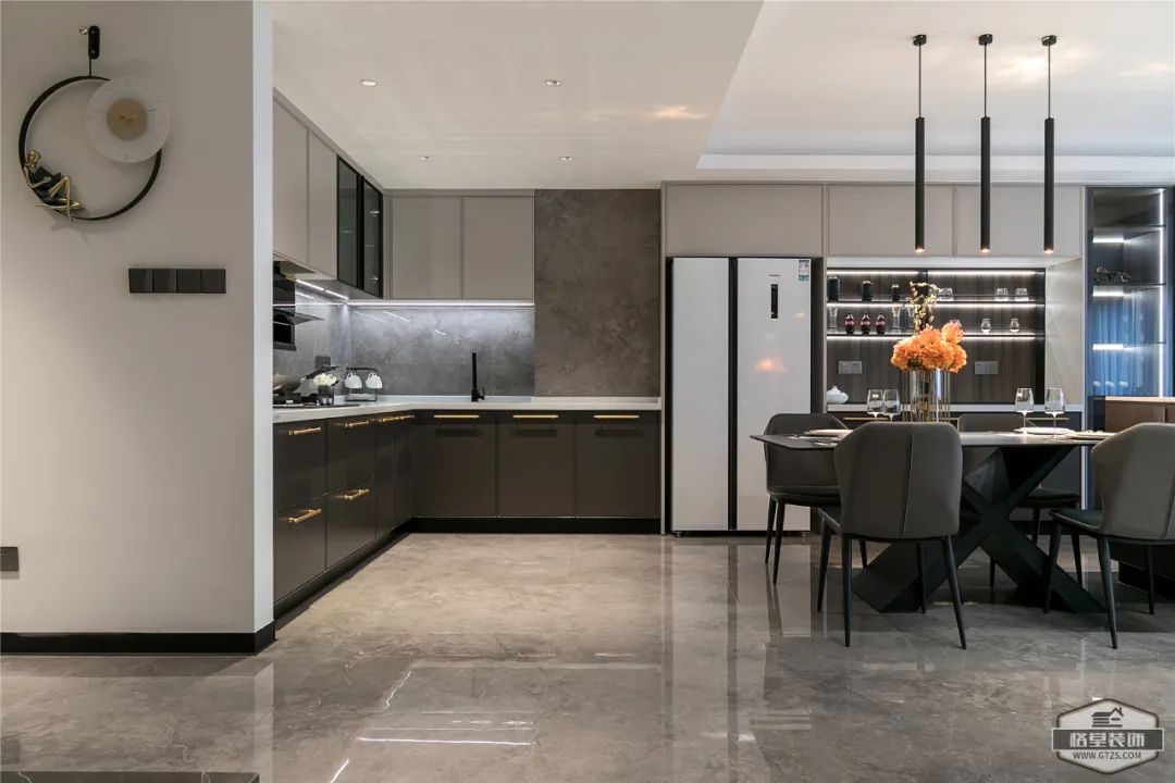 月亮湾沁园 150㎡现代极简设计丨格堂装饰-13