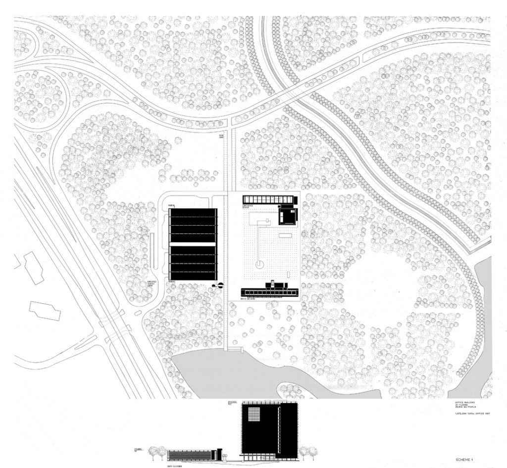 Compaq Computer Center Master Plan Richard Meier-1