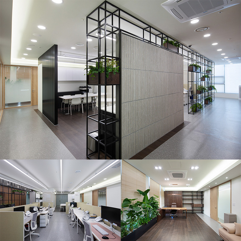 白色调打造 75 平米时尚办公空间-1