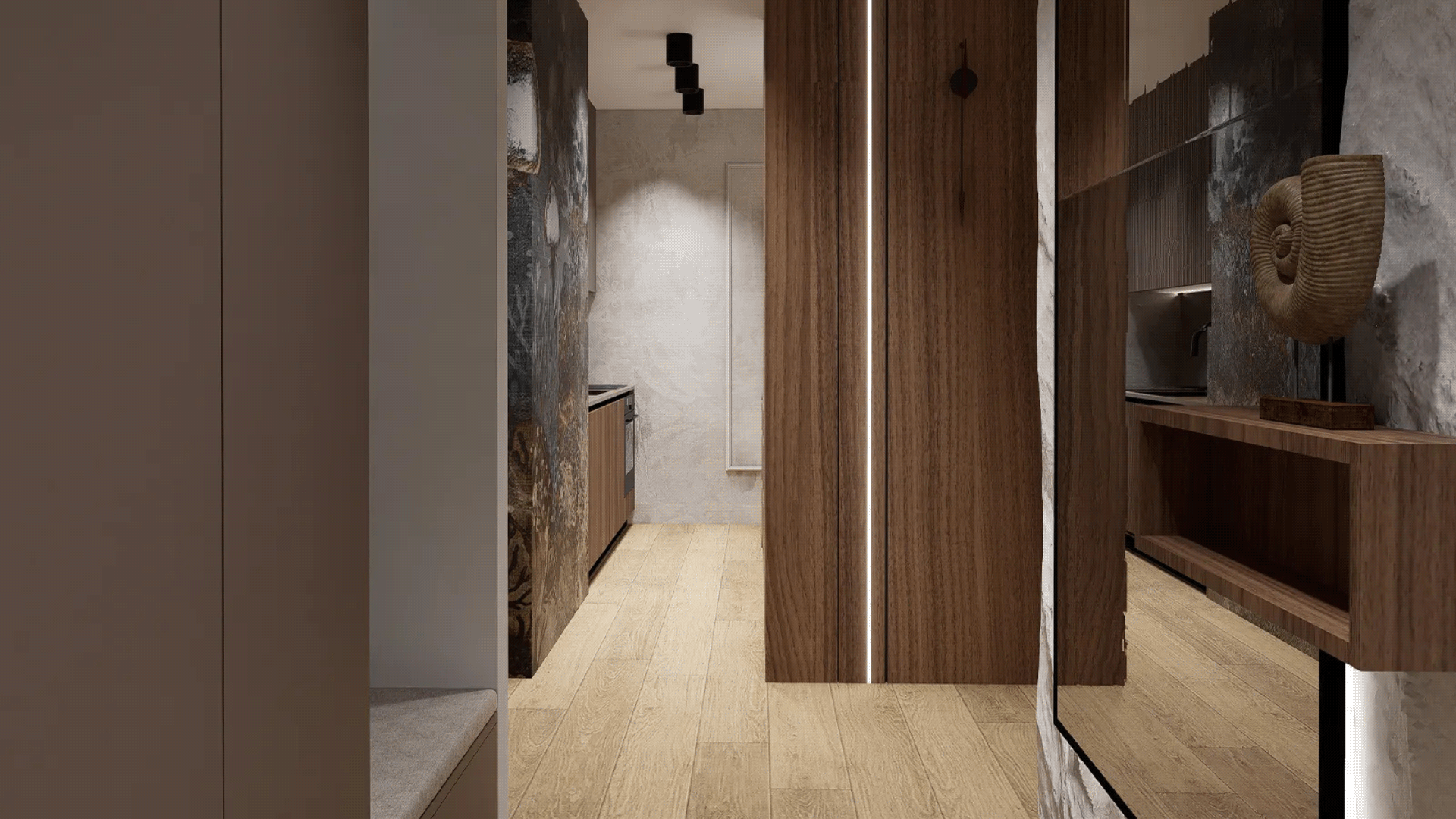 Man Cave – A Modern 100 m² Apartment by M1st Design-12