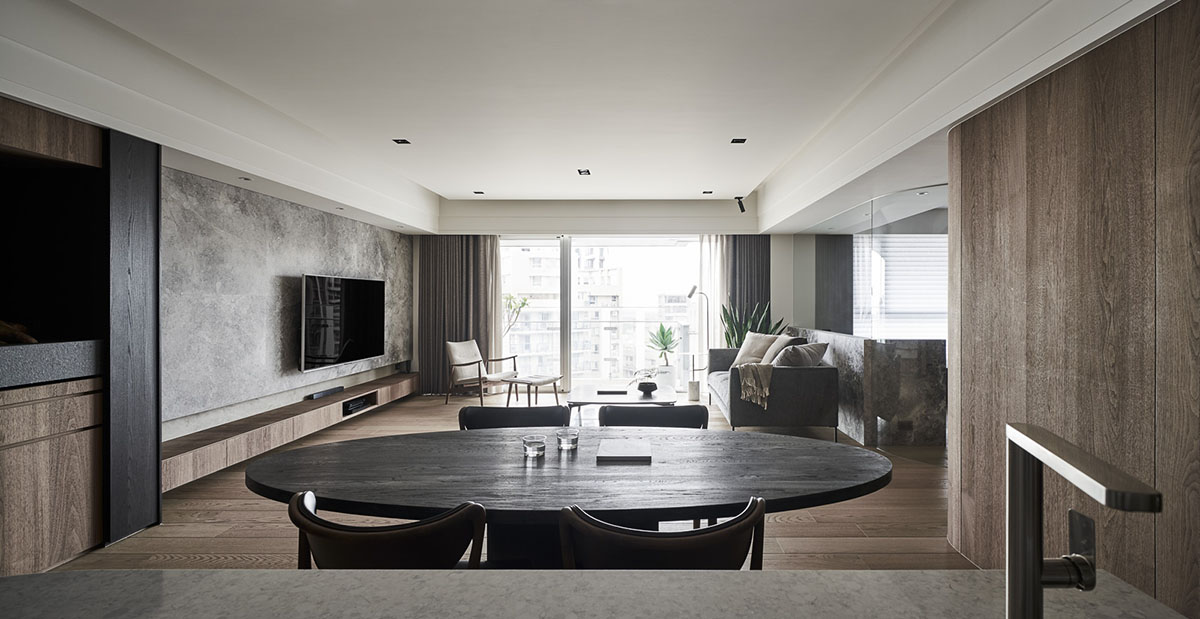 现代舒适的 132㎡原木风住宅-6