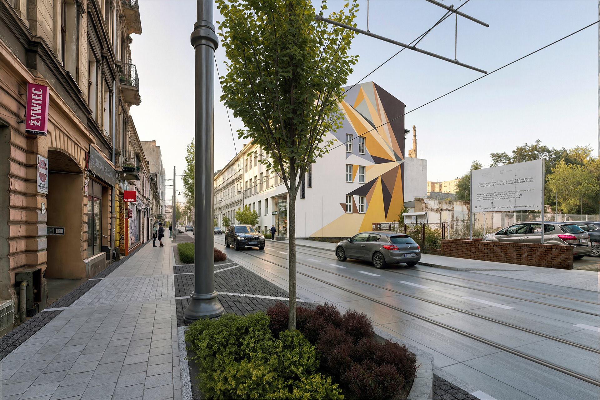 Łódź的Legionów和Cmentarna街道重建可视化丨波兰罗兹-8