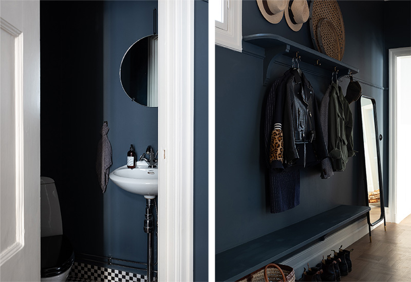 斯德哥尔摩美丽建筑中的优雅蓝白公寓-20