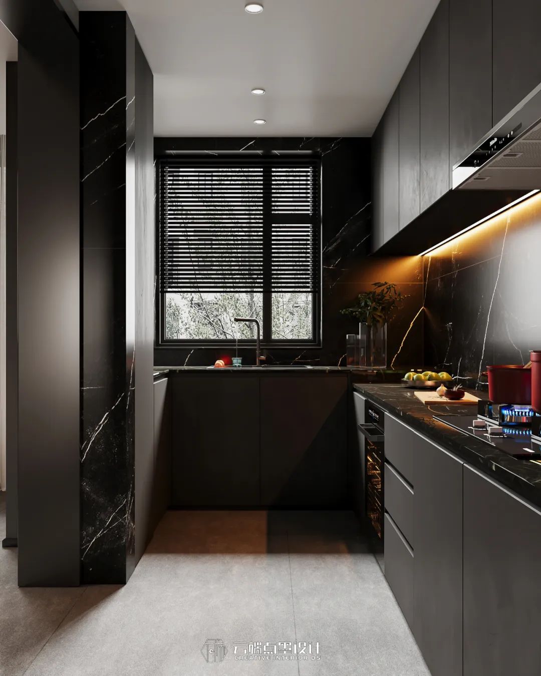 现代风格四居室,沉稳色调与光影艺术的完美融合-41