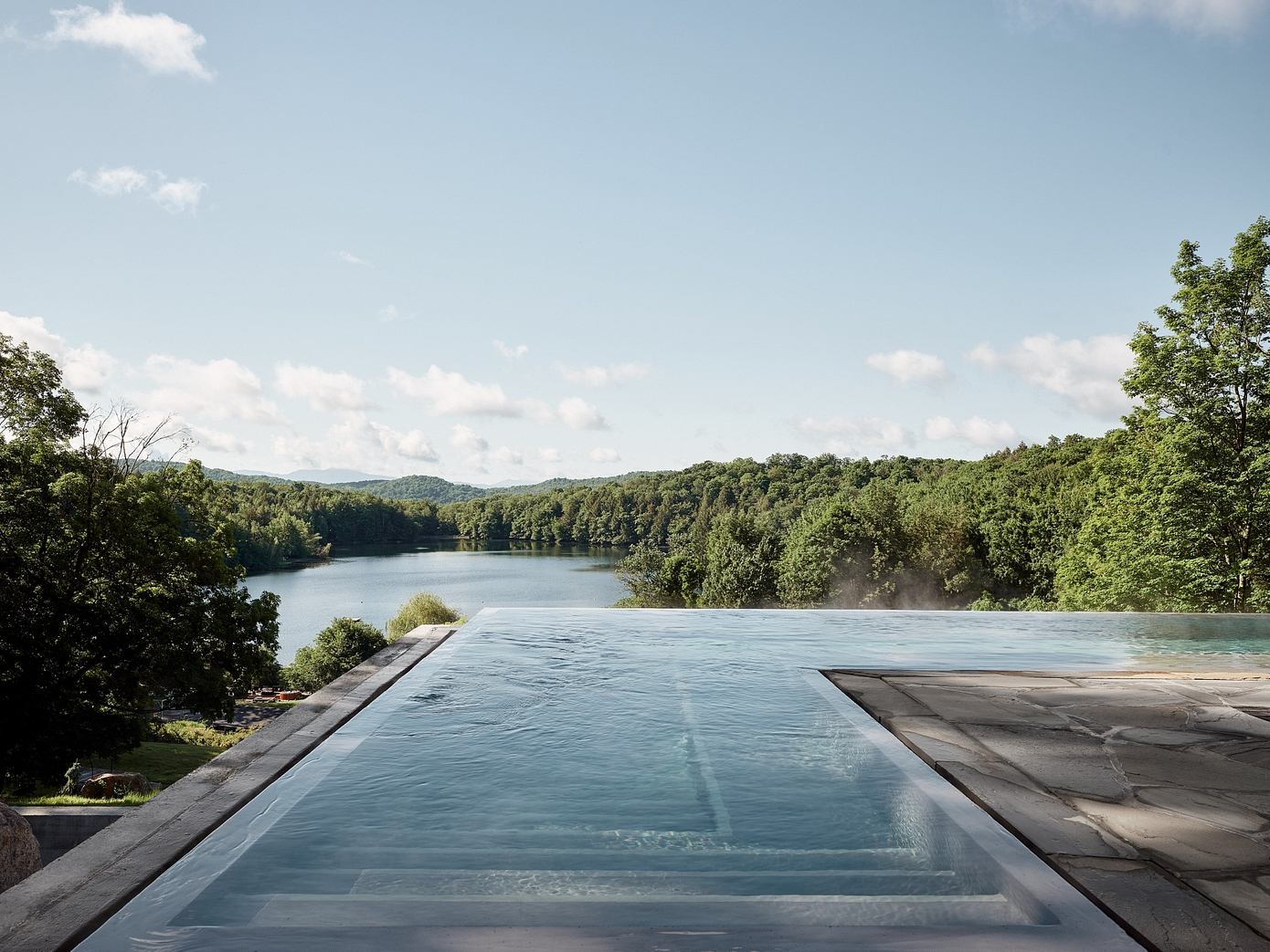 A Larger Than Life Thermal Bath Overlooks Lake Gale-10