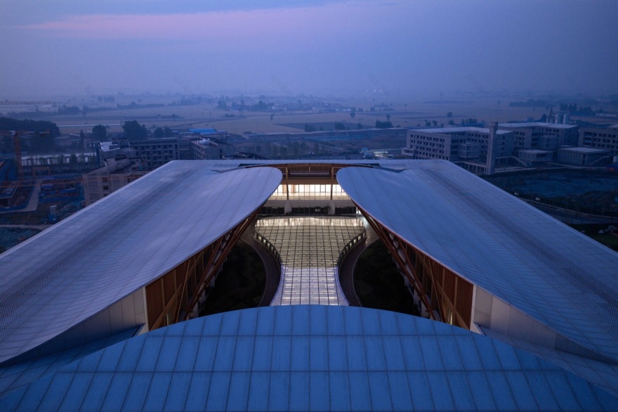 河南信息科技学院图书馆丨中国鹤壁丨同济大学建筑设计研究院(集团)有限公司 四时方院-63