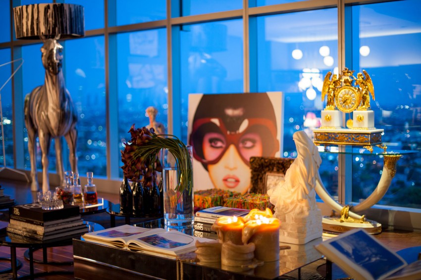 豪华别墅 现代风格洛杉矶奢华高层阁楼空间设计-14