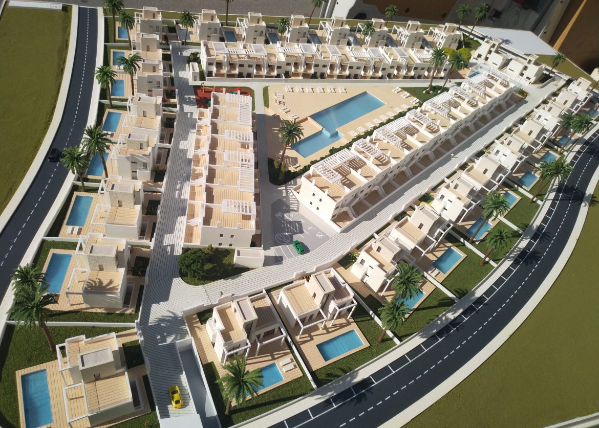 Benidorm城市规划建筑模型-3