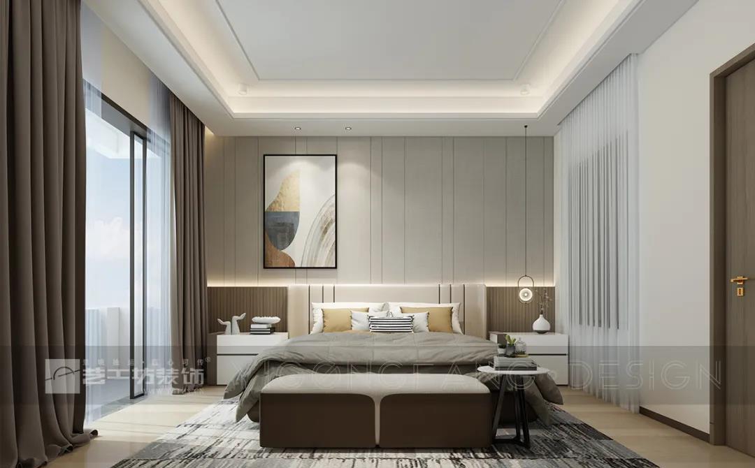 华润天合独栋别墅现代轻奢风格设计-11