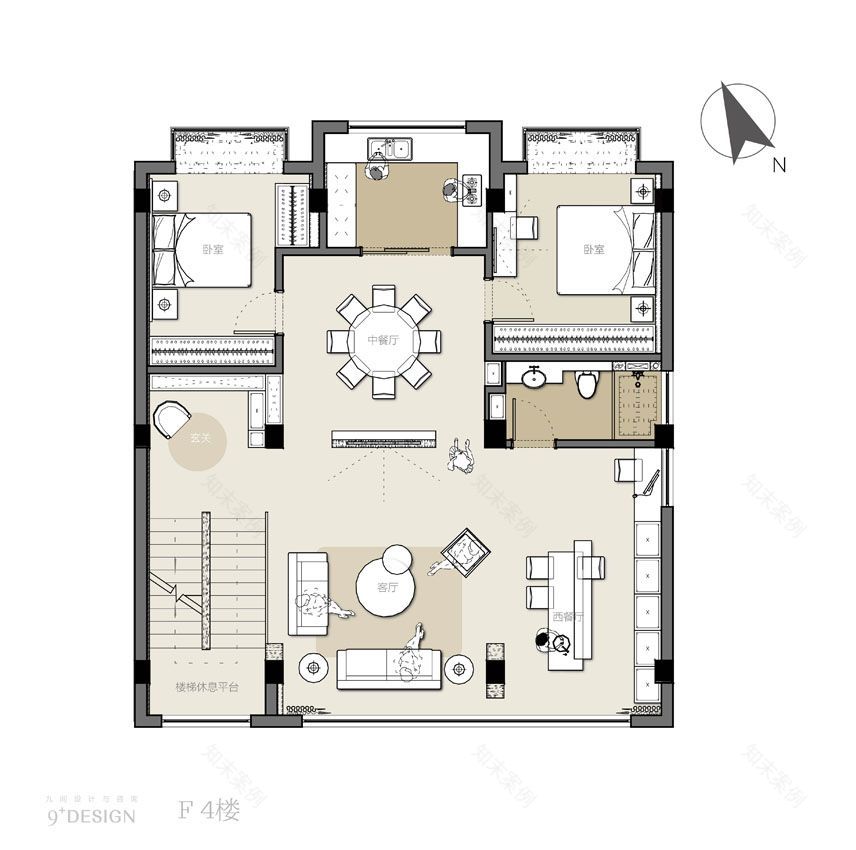 义乌廿三里私宅全案设计,美好关系尽显-13