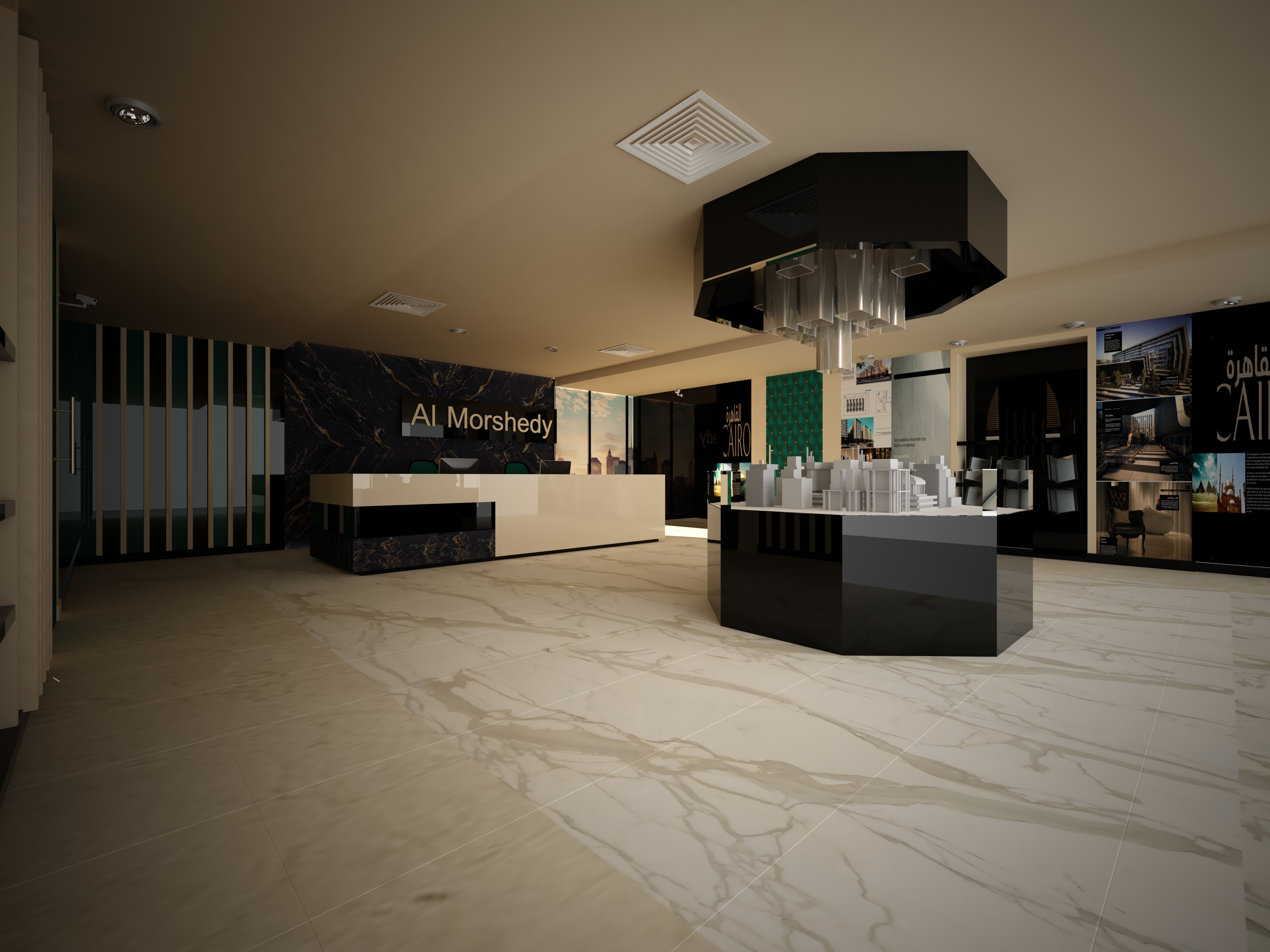 Memaar Al Morshedy 接待处室内设计-7