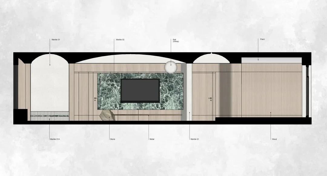 180㎡极简大平层丨中国福州丨H²Lab-59