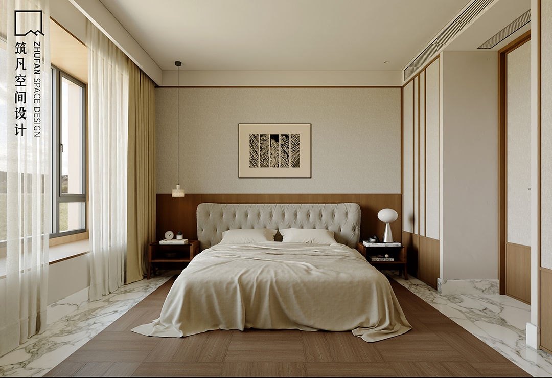 首发|筑凡设计沉稳克制精致空间里的四季浪漫-88