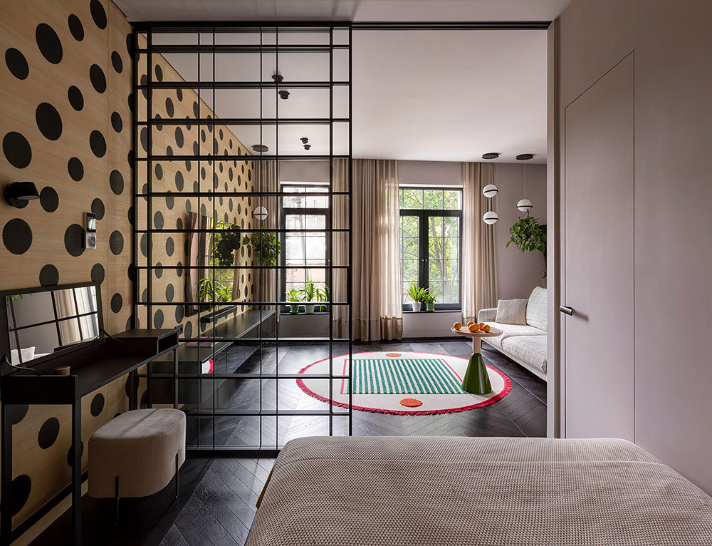 乌克兰 Dnipro 多彩波点公寓设计-6