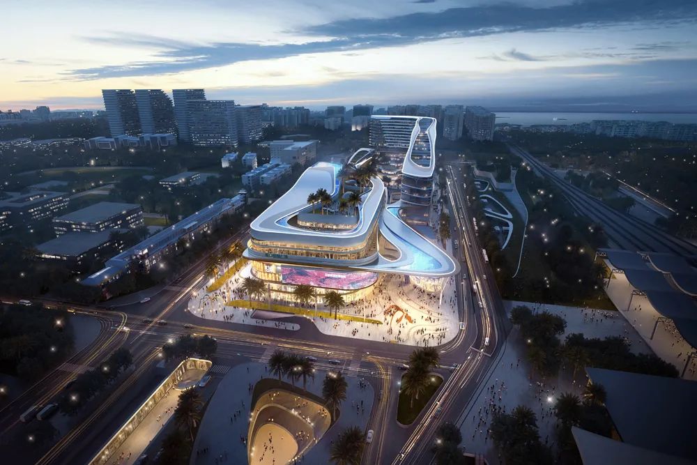 三亚火车站站前区核心区城市设计 | 立体换乘,无缝衔接-23