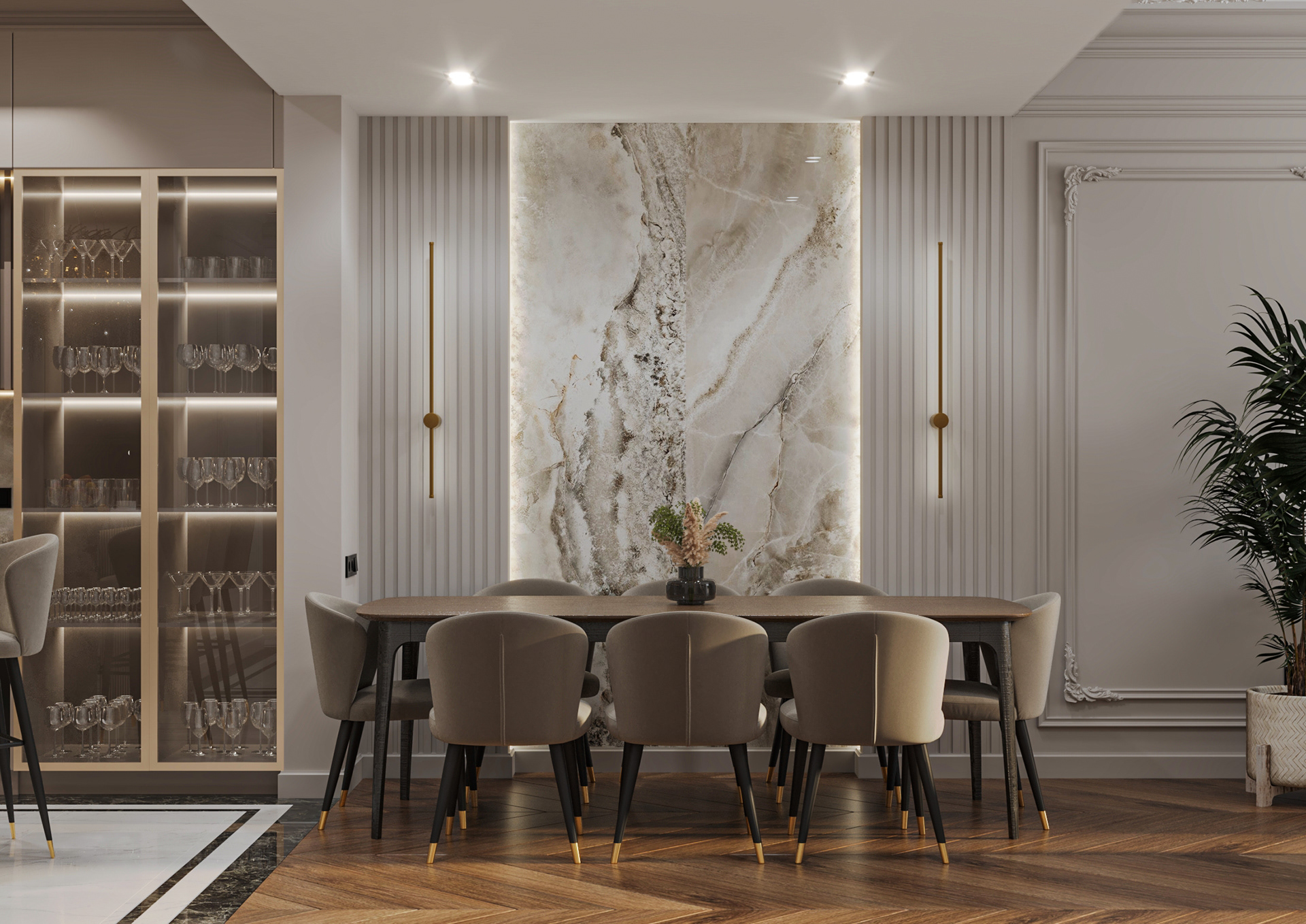 Neoclassic apartment design-21