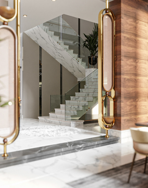 豪华餐饮和起居厅丨沙特阿拉伯利雅得-14