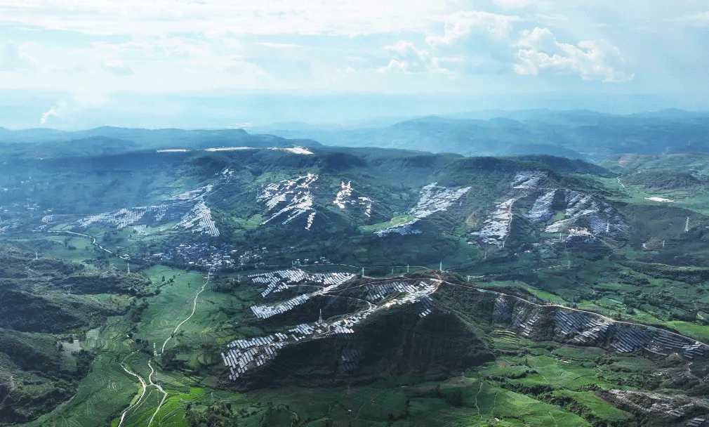 上海宝冶承建的禄丰市桃园220MW光伏电站项目成功并网-15