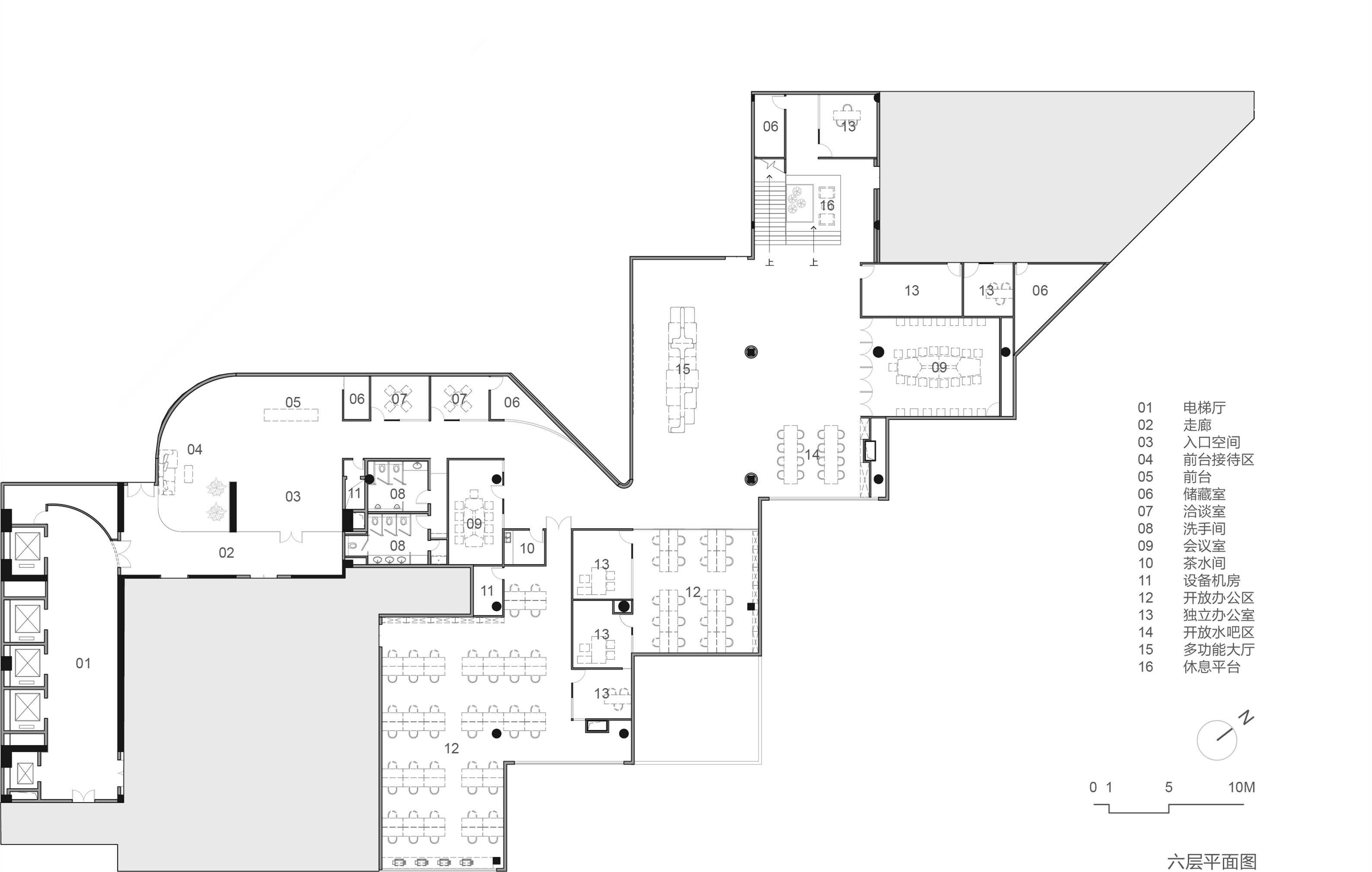 自然而然：老建筑里的办公空间再生 / CPLUS希加建筑 -15