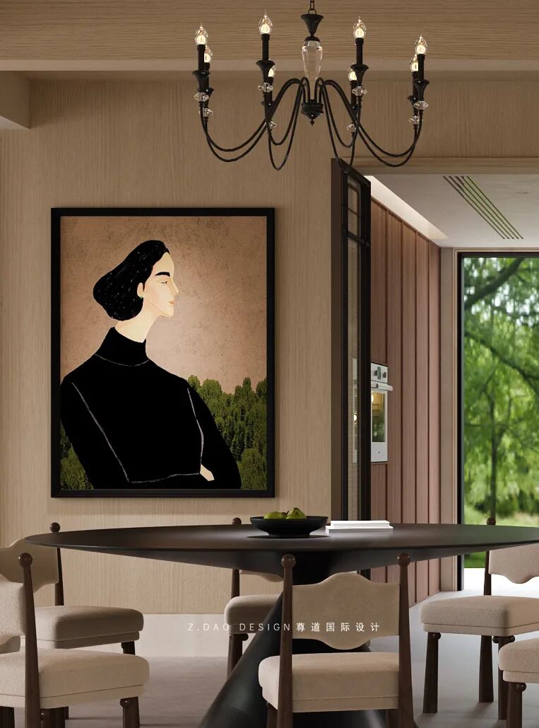 尊道新作|合肥『文一·塘溪津门』1000㎡折衷主义别墅，专治豪宅审美疲劳。-137