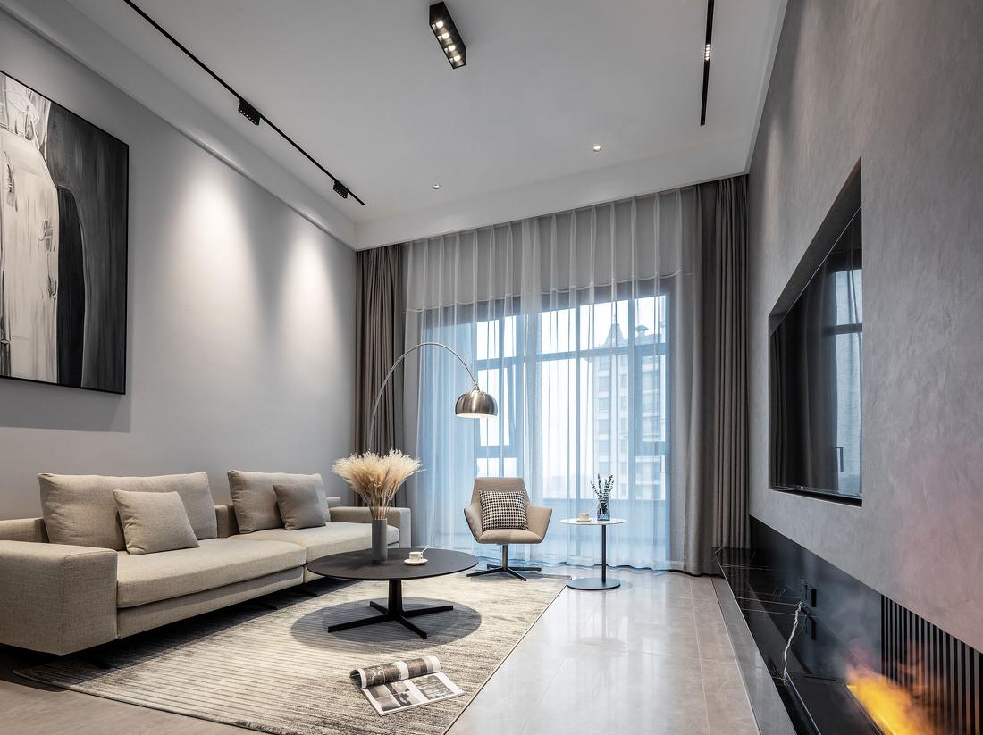 中南世纪城现代简约家居丨大墅施工-10