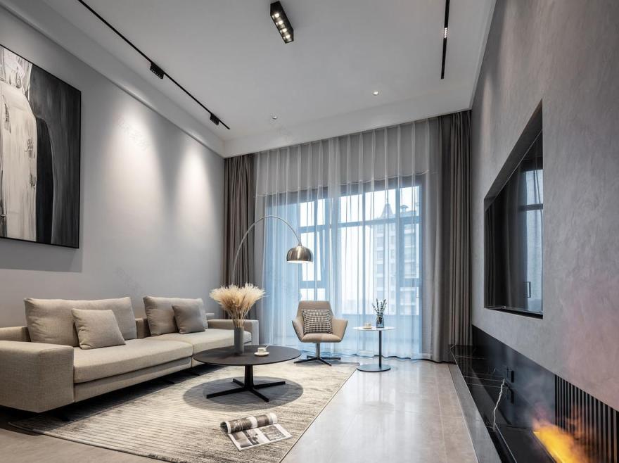 中南世纪城现代简约家居丨大墅施工-10