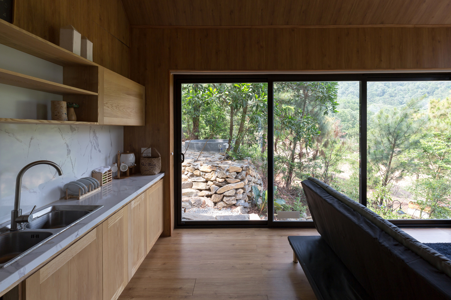 越南北部山区轻质森林小屋-30