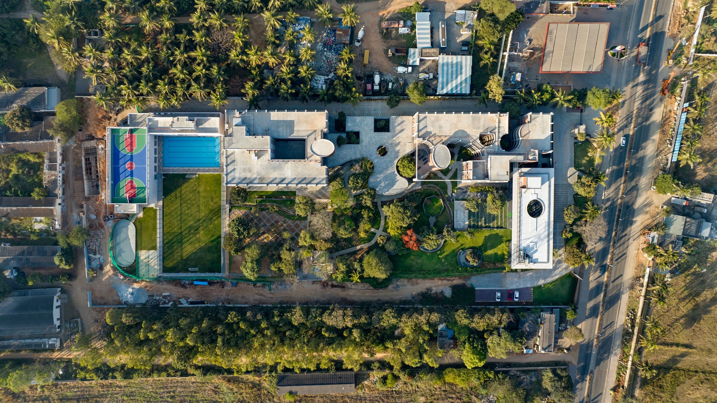 Euro School Bannerghatta 学校丨印度班加罗尔丨Vijay Gupta Architects-43