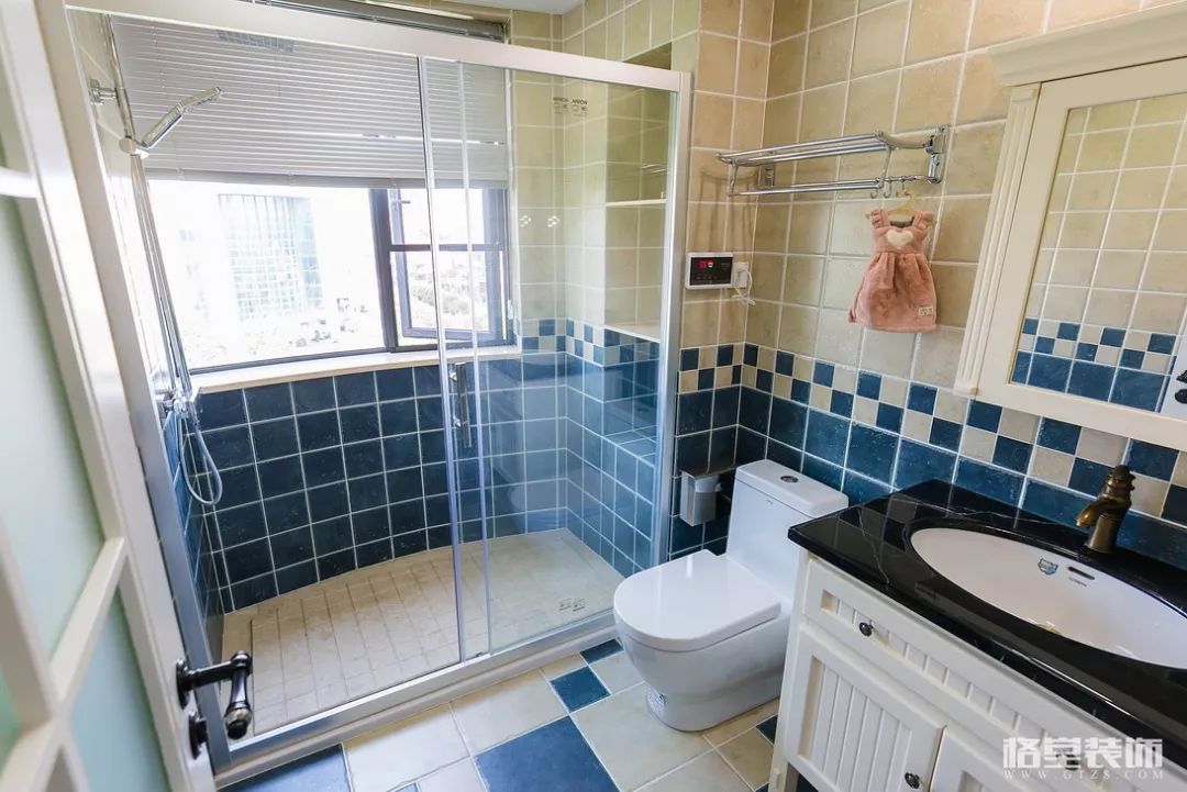 西江月美式风，彩色文化石背景墙，打造惬意空间-48