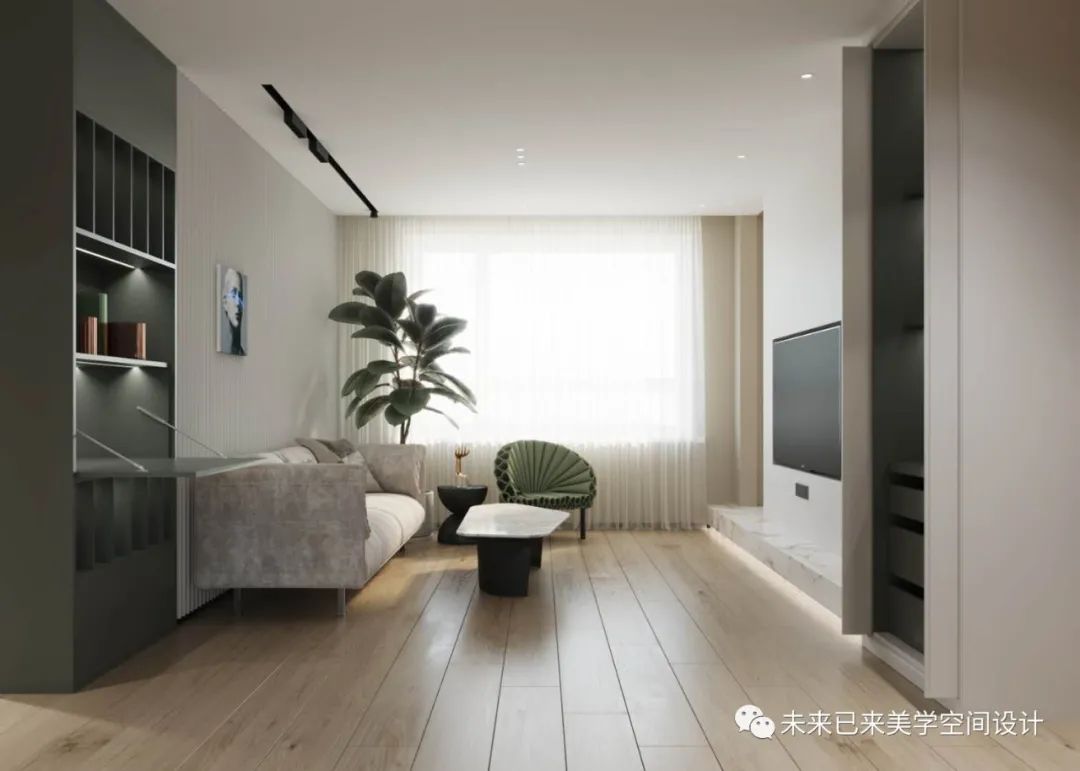 低调奢华,艺术生活——丹东 99㎡家居设计-3