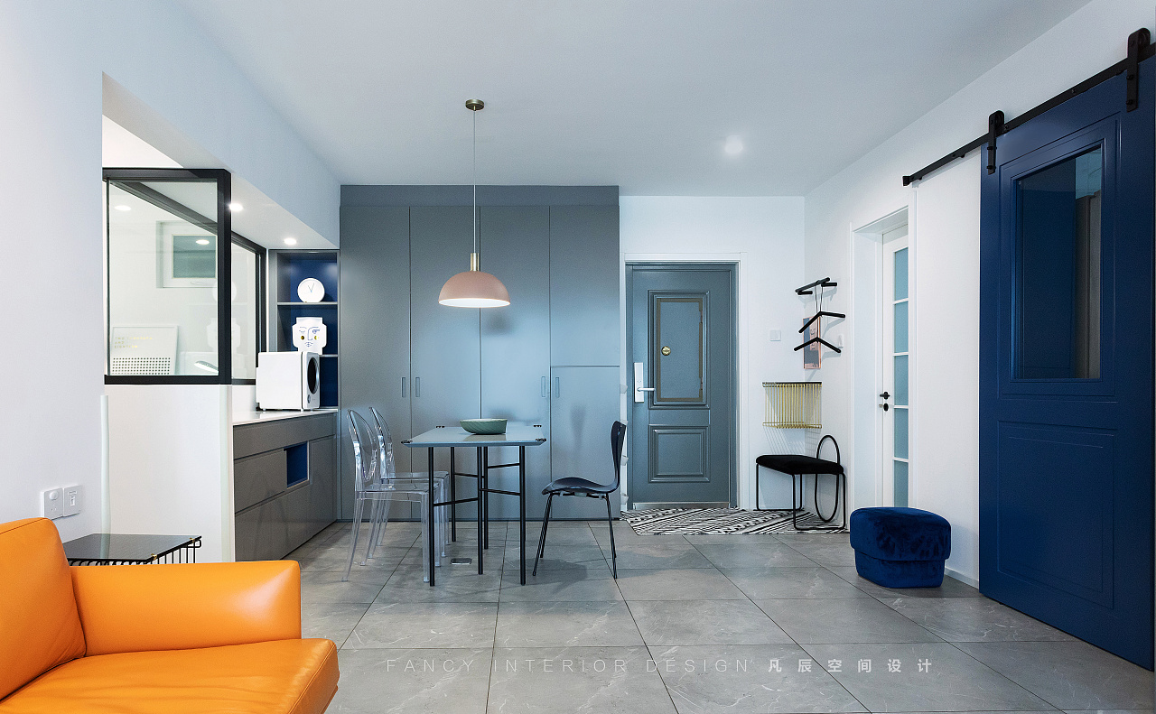 128 平北京现代家居,摩登撞色诠释辣妈生活-19