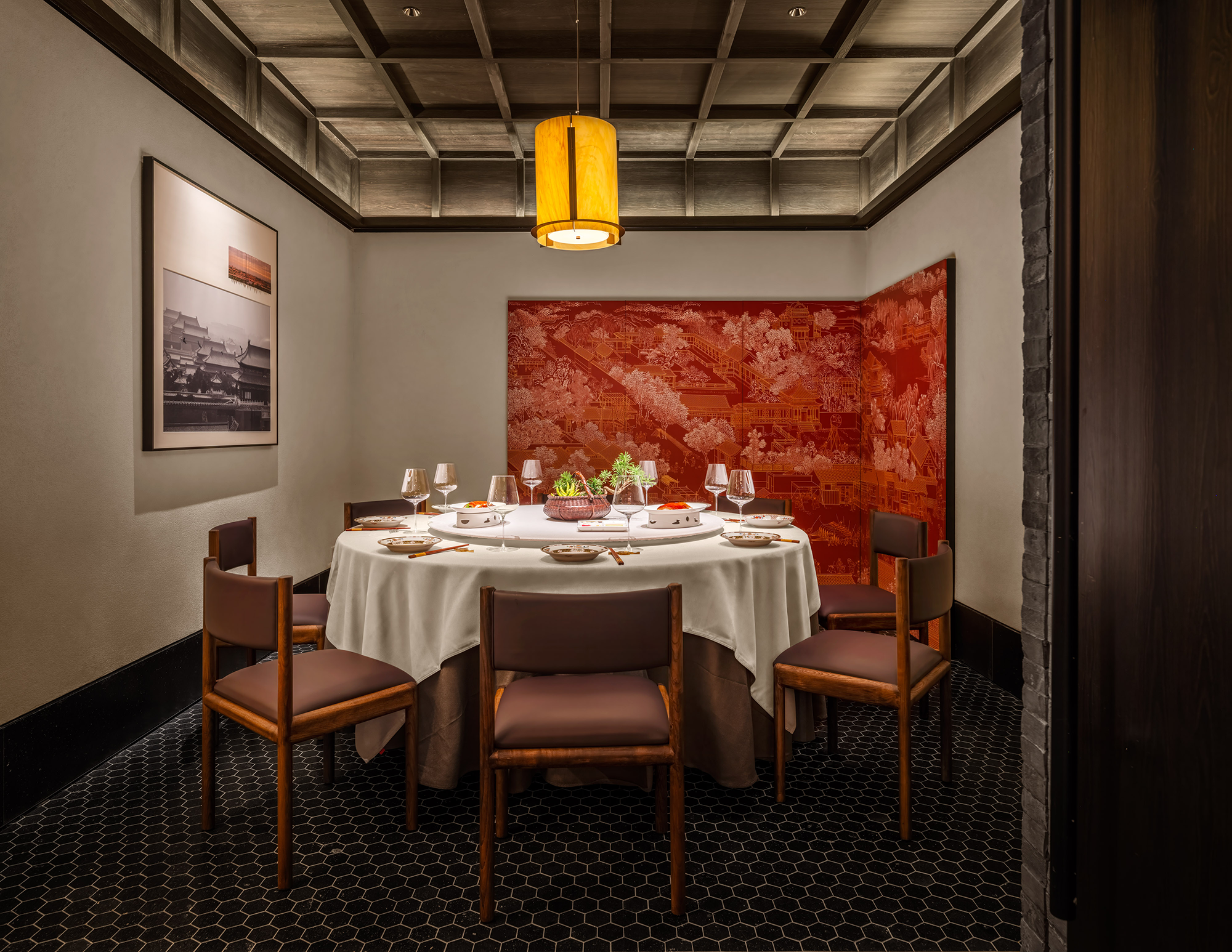 四季民福新加坡首店丨屋里门外设计-57